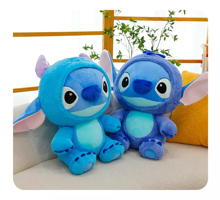 Big Size 55cm Cartoon Plush Toy Dolls Stitch Sullivan Doll Blue Stitch Kids Christmas Pillow Doll Baby Cloth Doll Ornament Gift