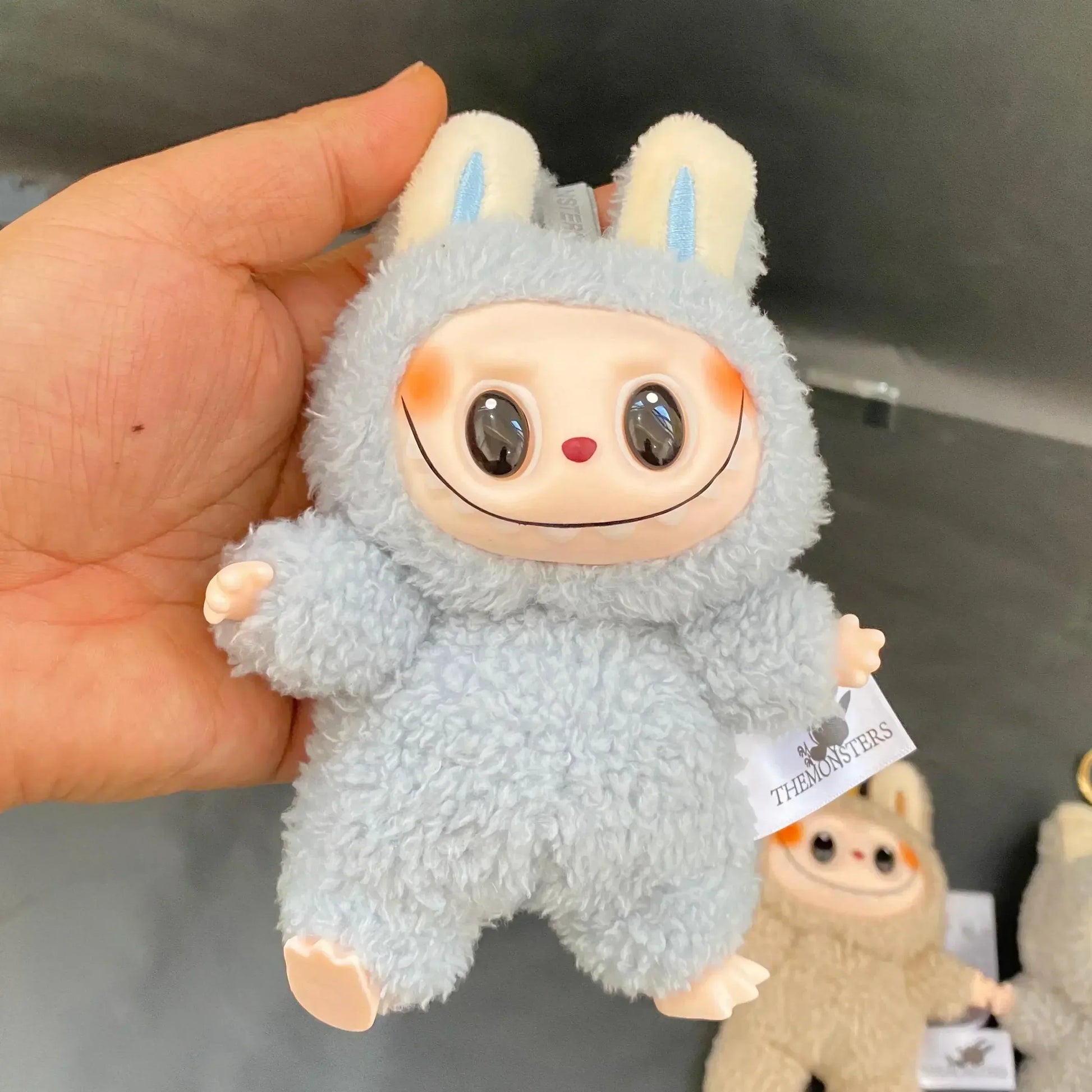 Mokoko Labubu The Monsters Vinyl Face Doll Heart-Moving Macaron Doll Blind Box Blind Bag Hanging Pendant Christmas Birthday Gift