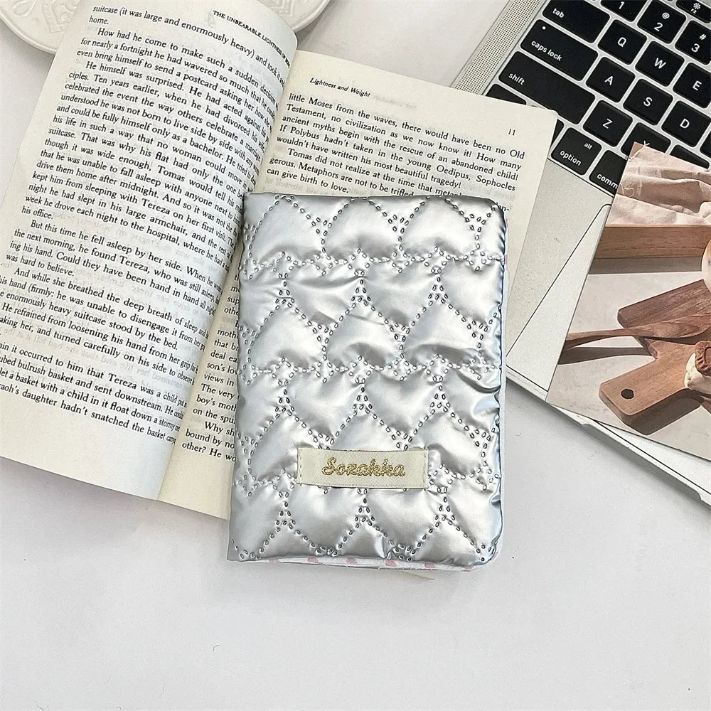 Bow Knot Women Girl Korean Ins Certificates Passport Wallet Travel Multi Functional Document Card Passport Cover Storage Bags