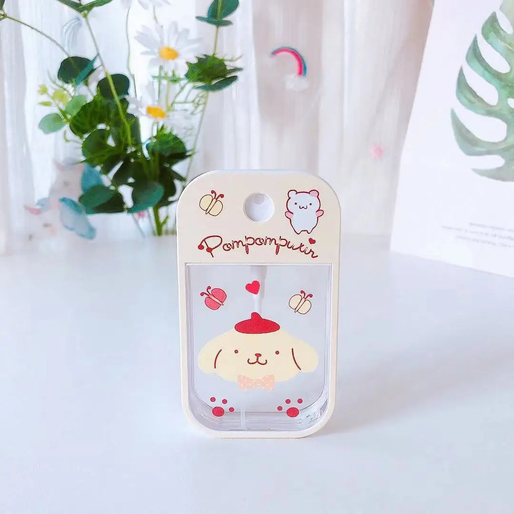 Sanrio Travel Bottle Refillable Melody Hello Kitty Spray Bottle Travel Portable Cinnamoroll Kuromi Pompompurin Bottl Girl Gifts