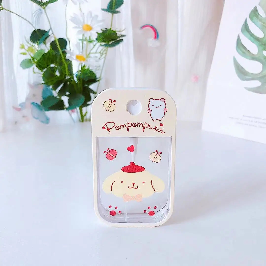 Sanrio Travel Bottle Refillable Melody Hello Kitty Spray Bottle Travel Portable Cinnamoroll Kuromi Pompompurin Bottl Girl Gifts