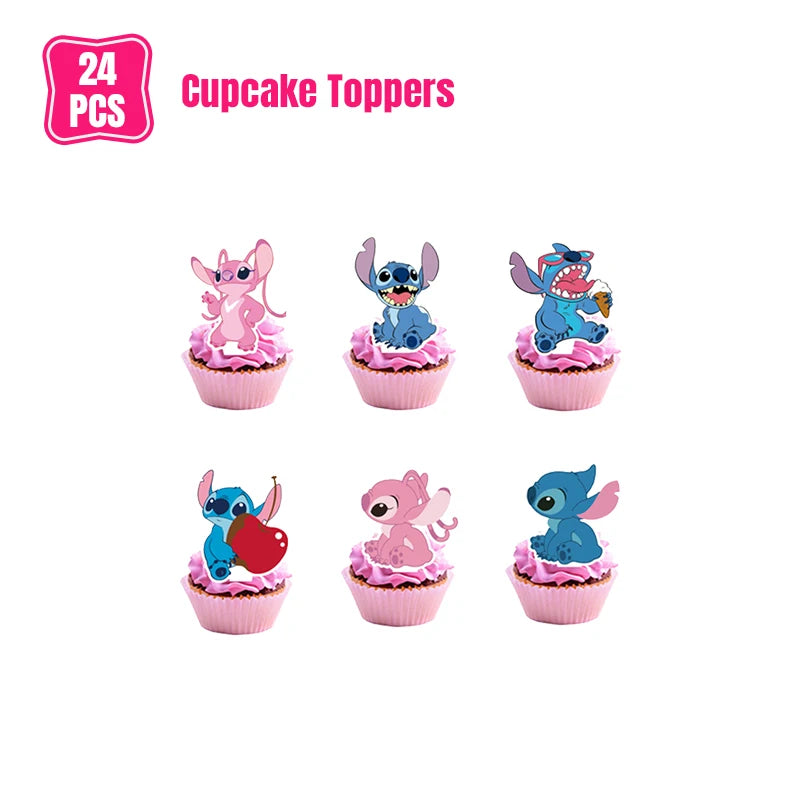 Lilo And Stitch Birthday Decorations Stitch Birthday Girl Party Decor Supplies Balloons Backdrop Banner Plates Cups Tablecloth