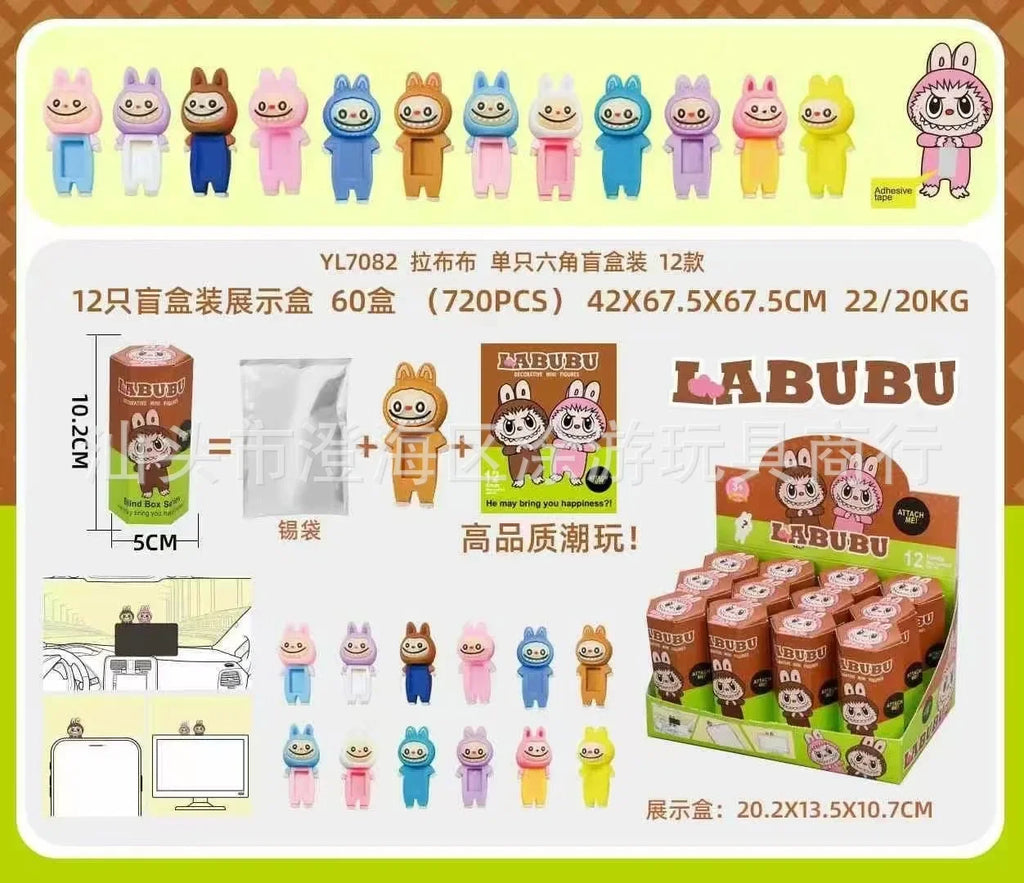 Stitch Sonny Angel Hippers Dreaming Animal Back Kuromi Series Labubu The Powerpuff Girls Season Action Amine Christmas Toys Gift