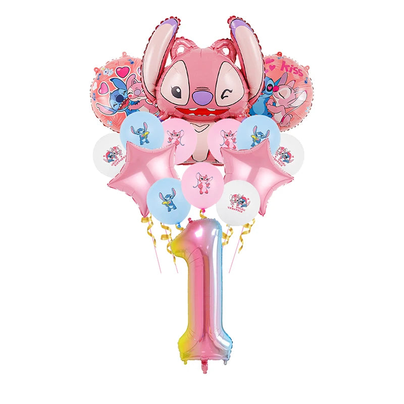 Lilo And Stitch Birthday Decorations Stitch Birthday Girl Party Decor Supplies Balloons Backdrop Banner Plates Cups Tablecloth