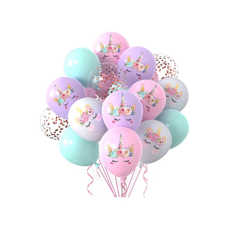 Unicorn Balloons Party Supplies Latex Balloon Kids Cartoon Animal Horse Float Globe Baby Shower Unicorn   Birthday Party Decors