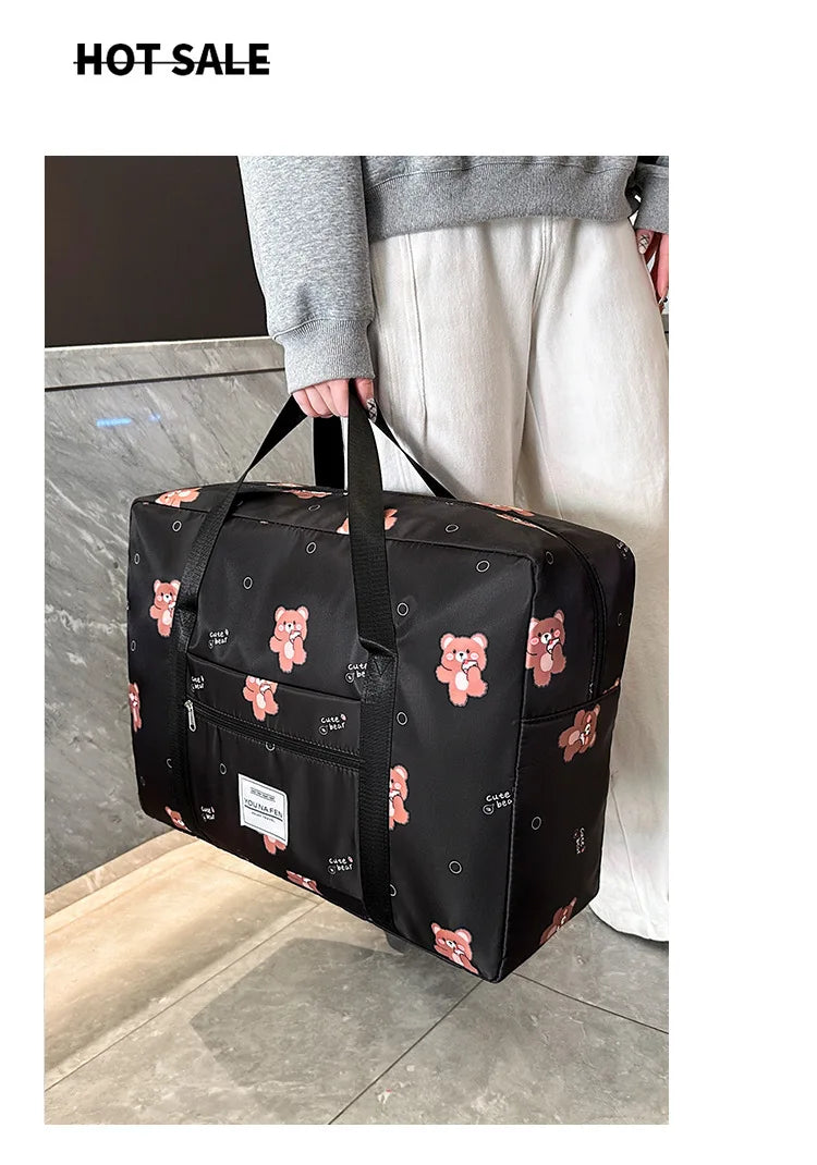 Large Capacity Travel Bag Portable Business Trip Light Portable Student Trolley Case Luggage Bag Maternity Storage Bag for Girls
