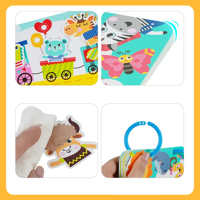 Montessori Busy Book For Kids 2 3 4 Years Preschool Kids Learning Toys Toddlers Activity Book Montessori Baby Toys Book