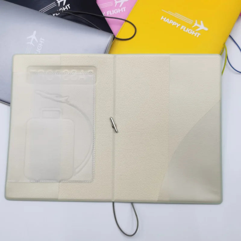 Colorful  Emboss Women's Passport Cover  Print Girls Boys ID Card Holder Travel Ticket Passport Case Drop Shipping