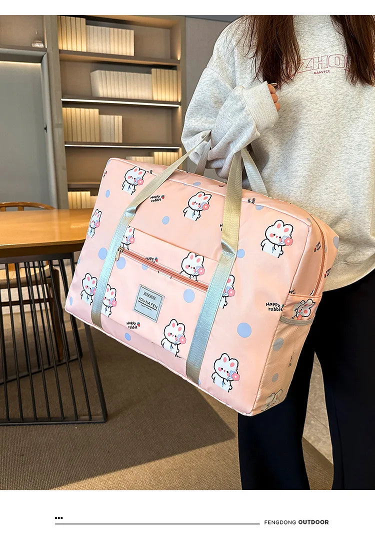 Large Capacity Travel Bag Portable Business Trip Light Portable Student Trolley Case Luggage Bag Maternity Storage Bag for Girls