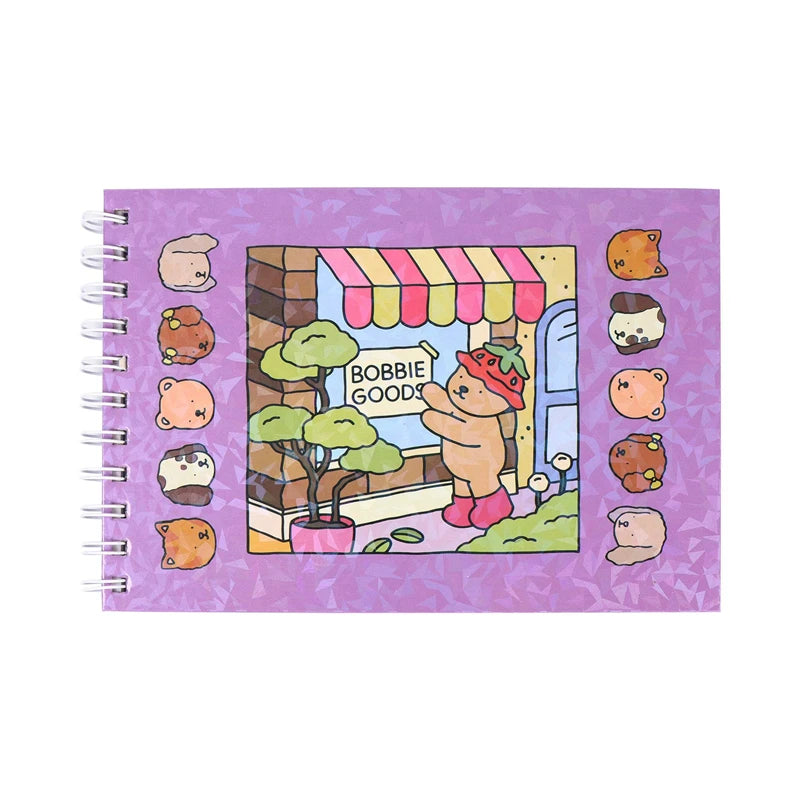 Coloring Book Cute And Cozy For Adults & Teens Same Style Different Color Cover Creative Pudding Bear Graffiti Coloring Notebook