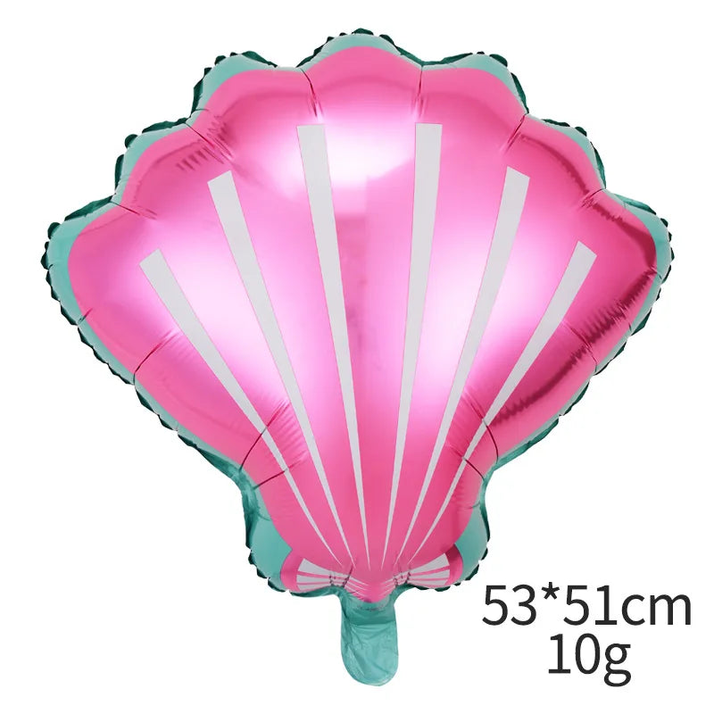 Mermaid Princes Birthday Party Decorations Disposable Tableware Gif Bag Foil Balloon Backdrop Decor Baby Shower Party Supplies