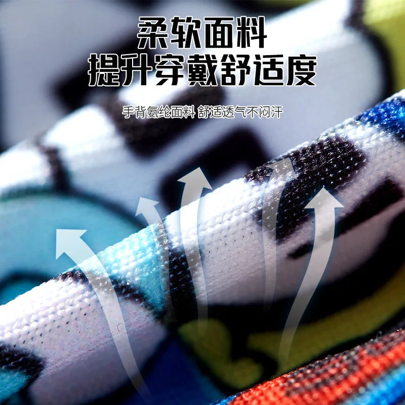Children's Sports Fingerless Gloves Bicycle Boy Girl Cycling Anti-Wear Kids Roller Skating Training Exercise Protection Gloves