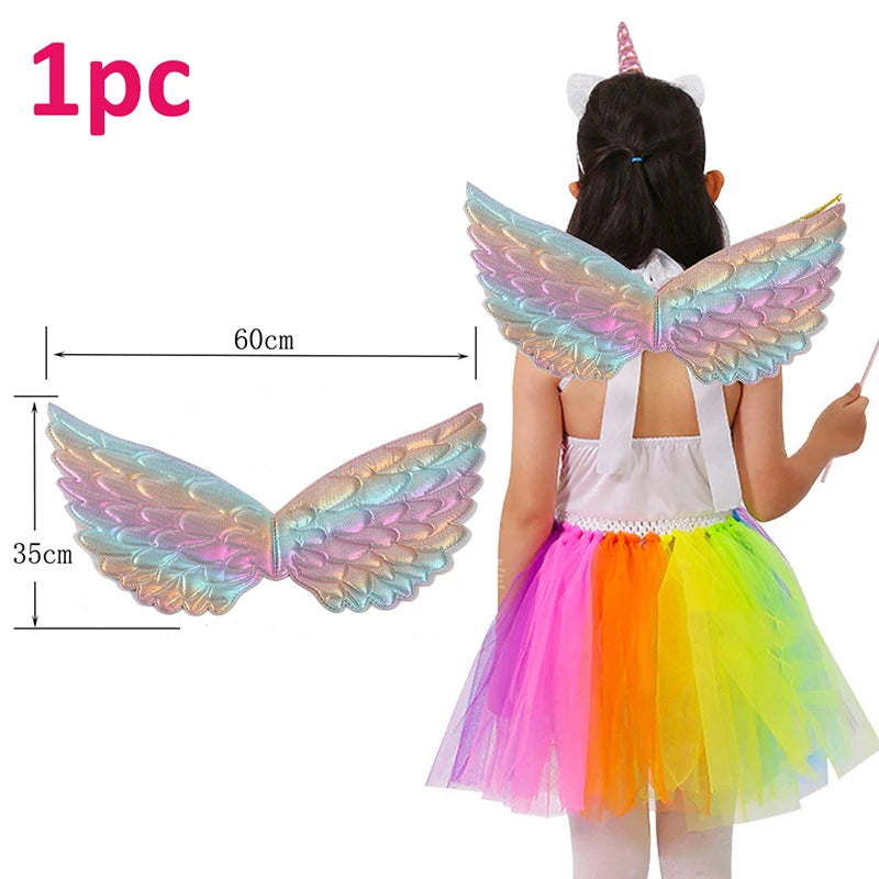 Unicorn Decoration For Birthday Girl Happy Birthday Unicorn Them Deco Kit Tableware Background Banner Balloons Supplies For Kids