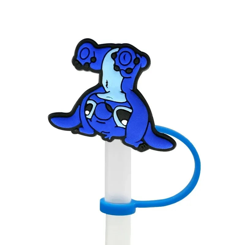 Hot Toys Stitch Straw Cover for Stanley Cup,Straw Topper Compatible with 30&40Oz Tumbler Handle,10mm/0.4in Silicone Straw Cover