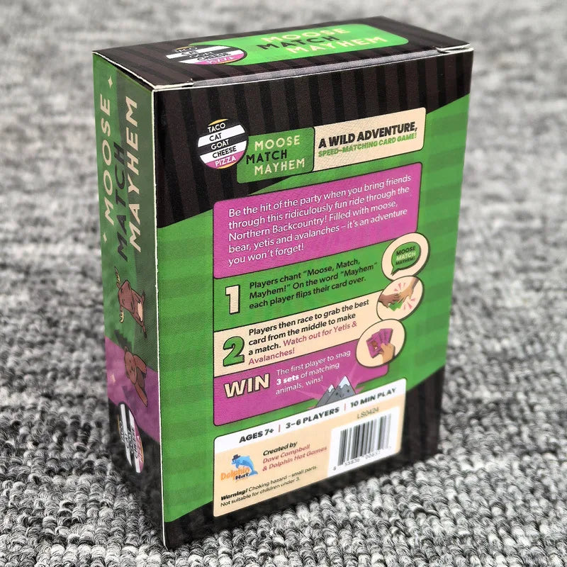 Card Game Hilarious, Fast-Paced Slap-Jack Card Game, Teens, and Adults. Family Friendly Party Game. Great Gift 2-8 Players, 10 m