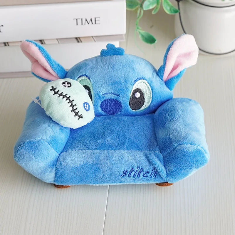 17cm Labubu Doll Storage Bag Cute Transparent Cotton Doll Crossbody Bag Toy Display Cabinet BJD Mini Sofa Accessories