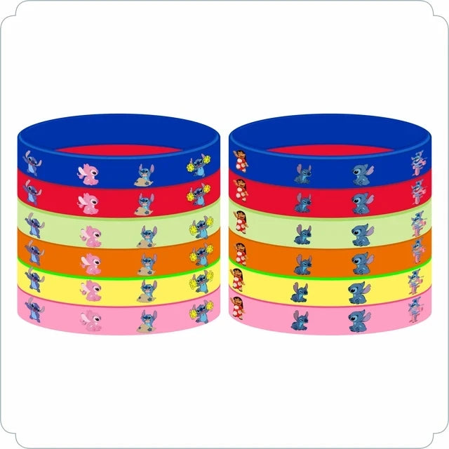 Lilo & Stitch Birthday Party Decorations Stitch Foil Balloons Disposable Tableware Set Backdrop Plate Napkin Kids Party Supplies