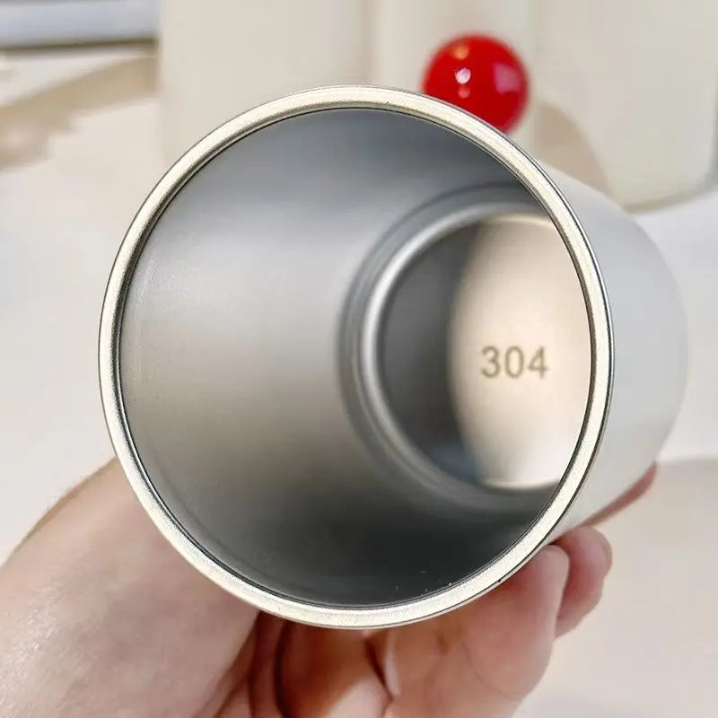 New Lilo & Stitch Cartoon Animation Creative Stainless Steel Mouthwash Cup Fashionable Personality High-Looking Toothbrush Cup