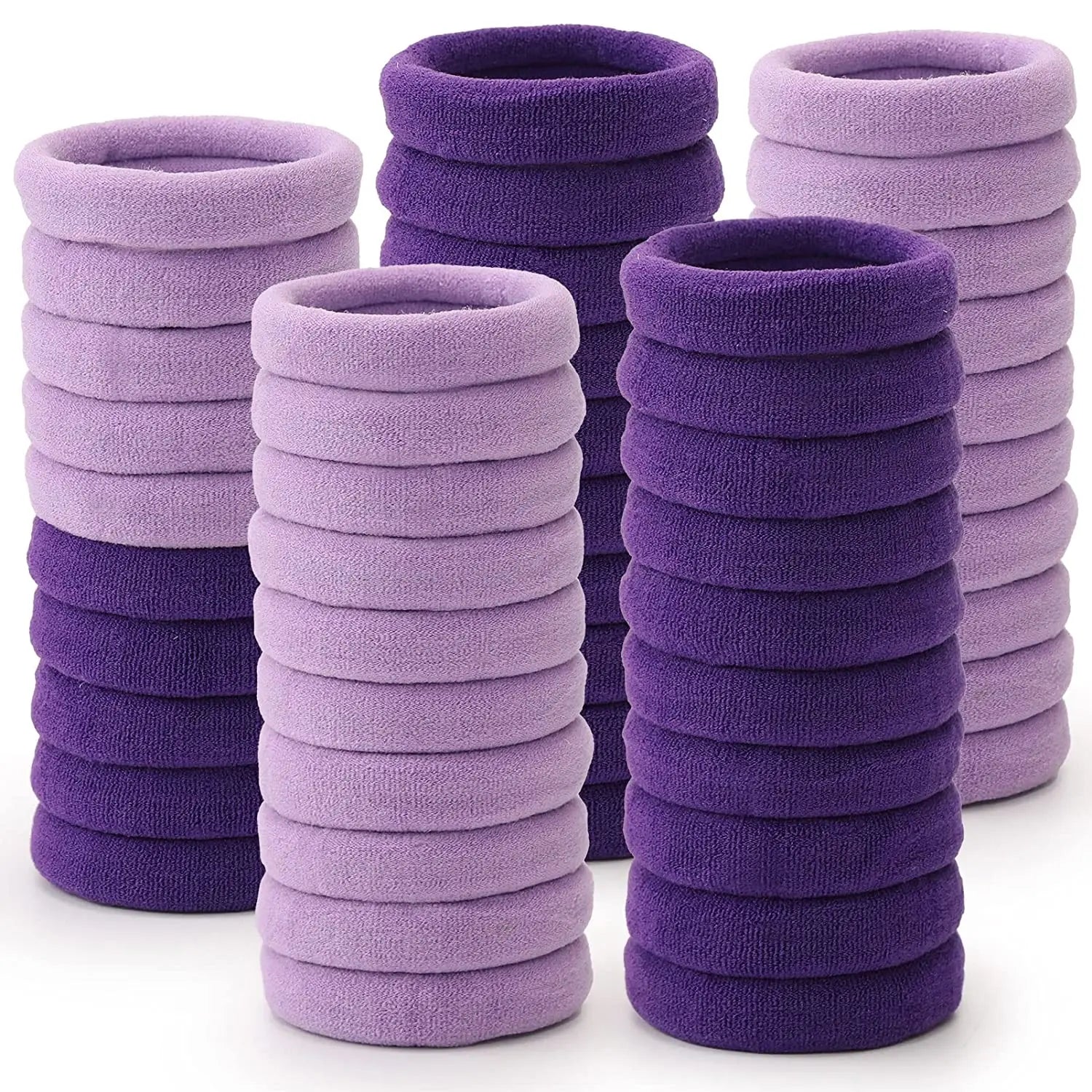 50Pcs/Set Girls Colorful Nylon Elastic Hair Bands Women Rubber Bands Headband Scrunchie Kids Ponytail Holder Hair Accessories