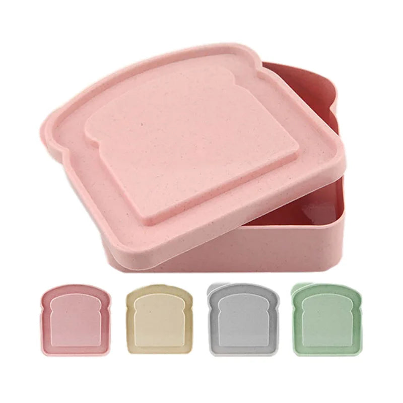 Stitch Sandwich Containers Lunch Box Toast Storage Box with Lid Portable Food Storage Case Reusable Microwave Lunch Case Gifts