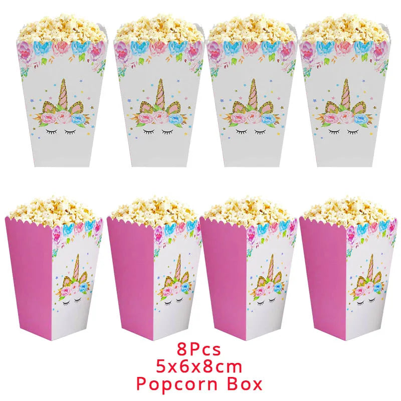Unicorn Birthday Decorations for Girl Plate Napkin Cup cake topper Unicorn Party Supplies Kids Birthday Party Decor Baby Shower