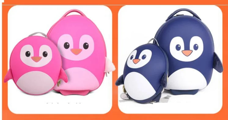 kids 16 inch rolling suitcase luggage sets with backpack trolley luggage suitcase for girls  wheels kids travel trolley suitcase