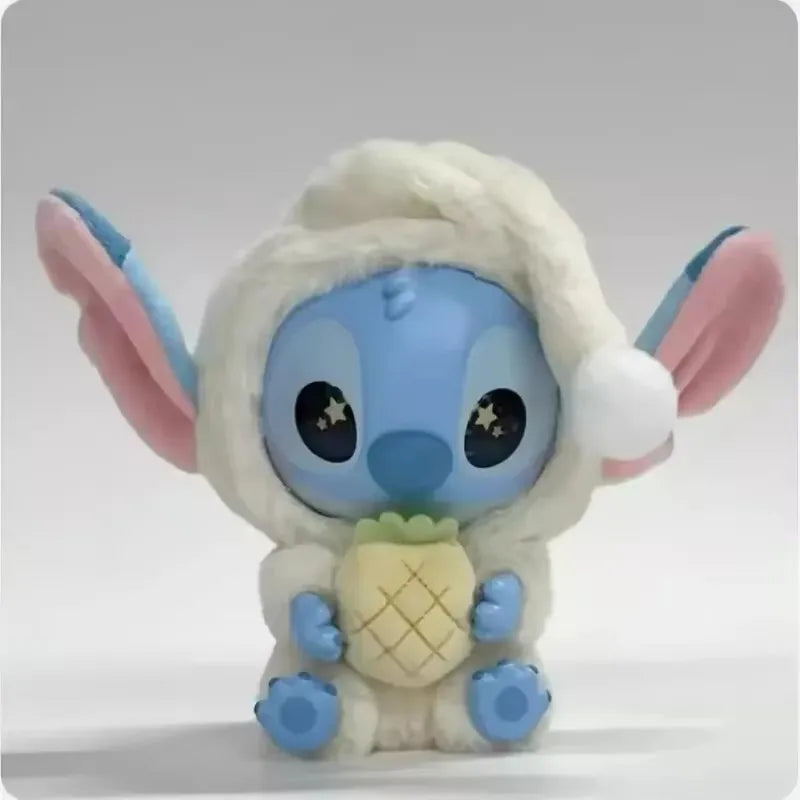 Genuine Stitch Eat Something Before Sleep Series Plush Blind Box Vinyl Toy Cute Doll Mystery Box Bag Pendant Decor for Girl Gift