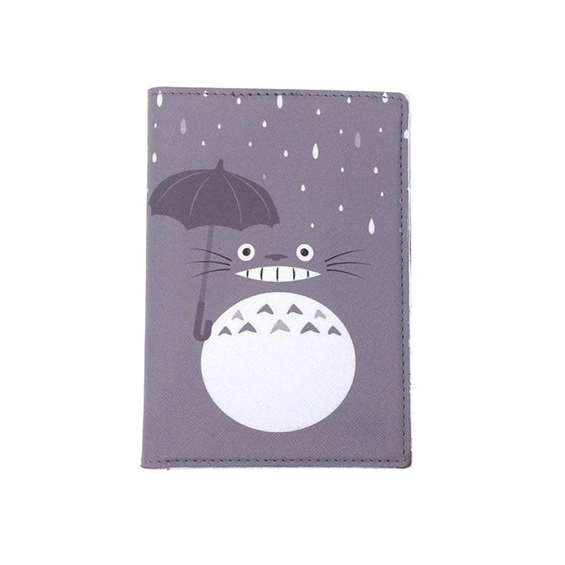 Anime Cartoon Passport Cover Women Girl ID Bank Card Address Holder Boarding Travel Accessories PU Leather Passport Case Wallet