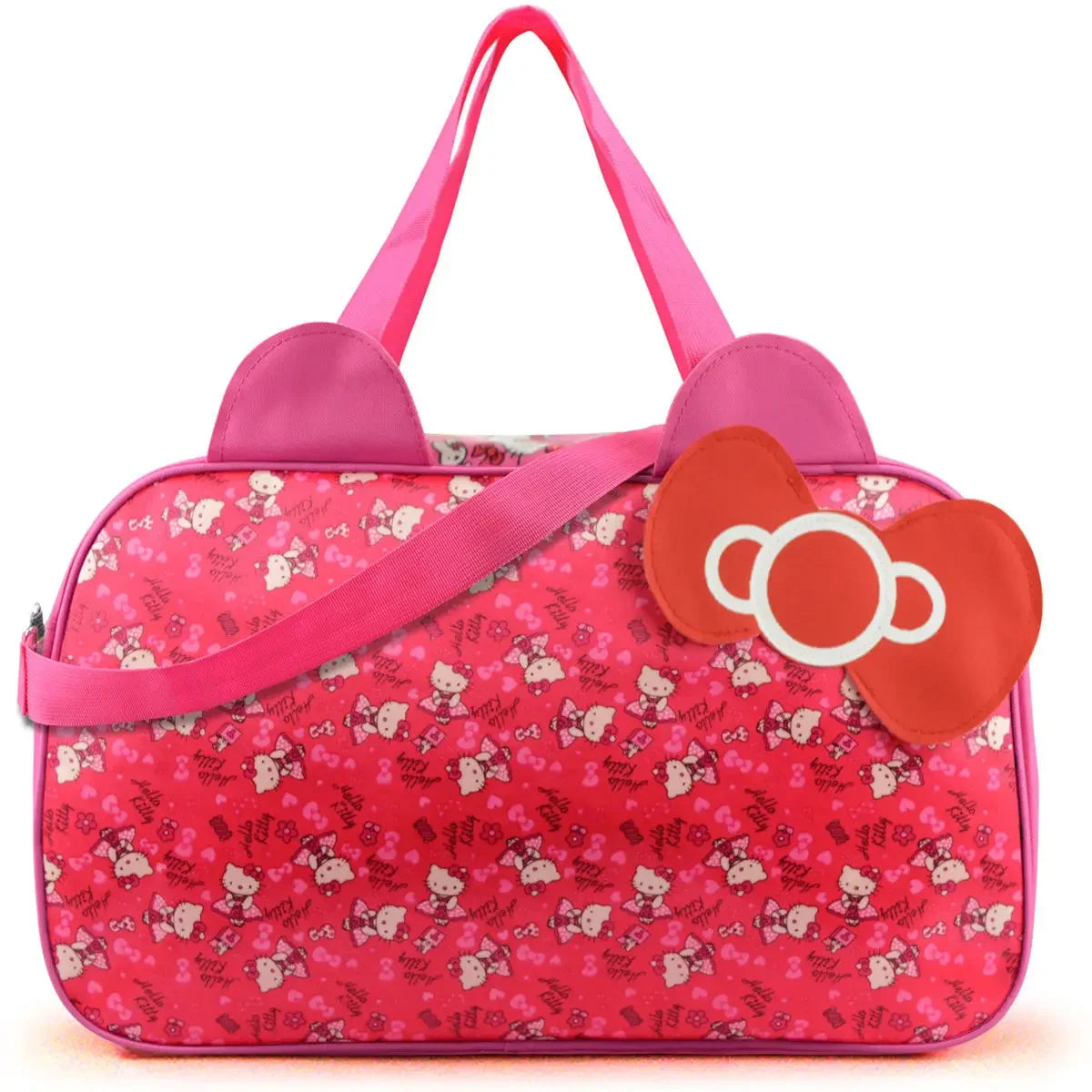 Sanrio Oxford cloth messenger bag hello kitty cartoon travel luggage storage bag girl shoulder bag gym handbag