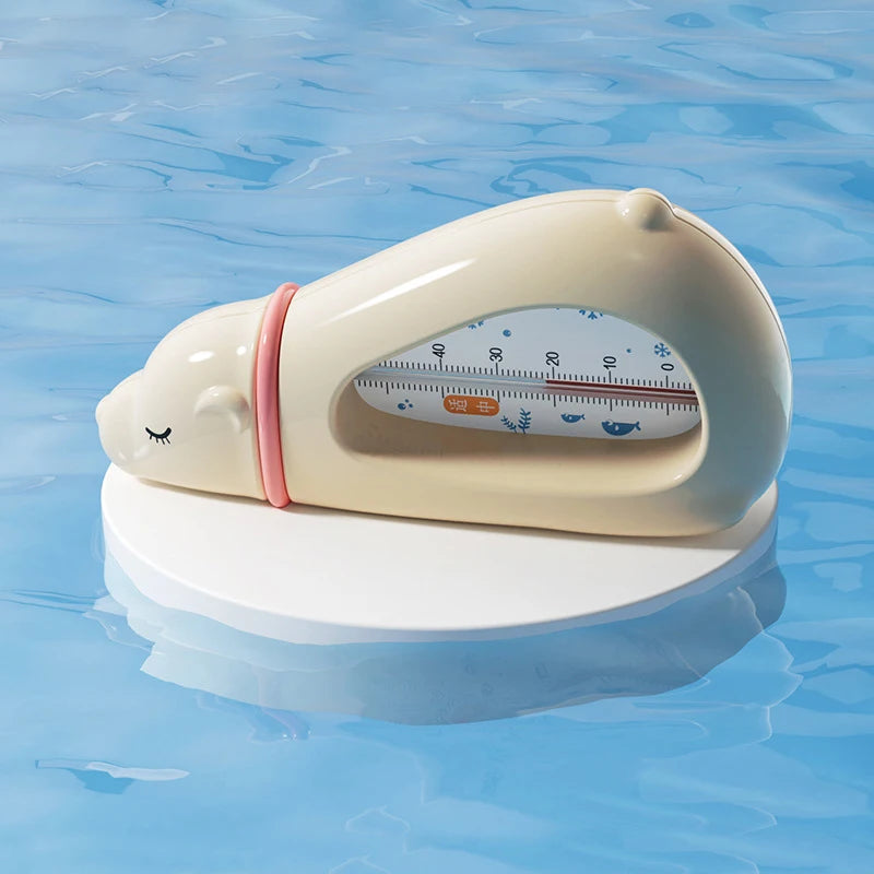 Baby Bath Thermometer Cute Bear Kids Bathtub Safety Bathing Floating Toys Upgraded Sensor Shower Water Temperature Gauge