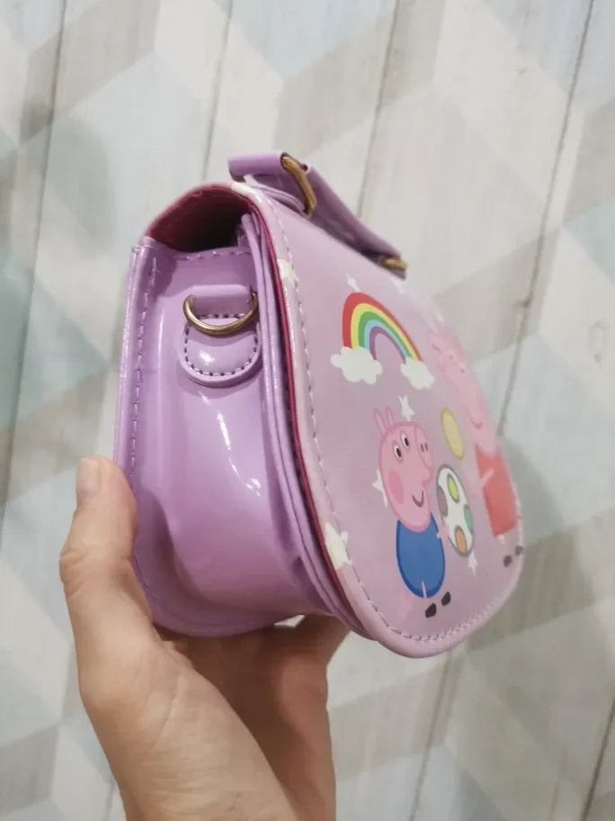 New arrival Peppa Pig page cartoon bag toy messenger bag george shoulder handbag backpack toy cute little girl new year gift
