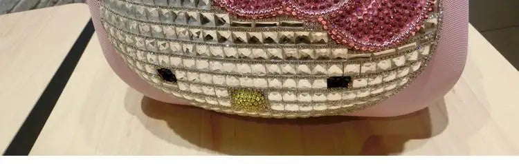 Kawaii 14 Inches Hello Kitty Cosmetic Case Sanrioed Anime Suitcase High Capacity with Lock Storage Bag Girl High End Gift Travel