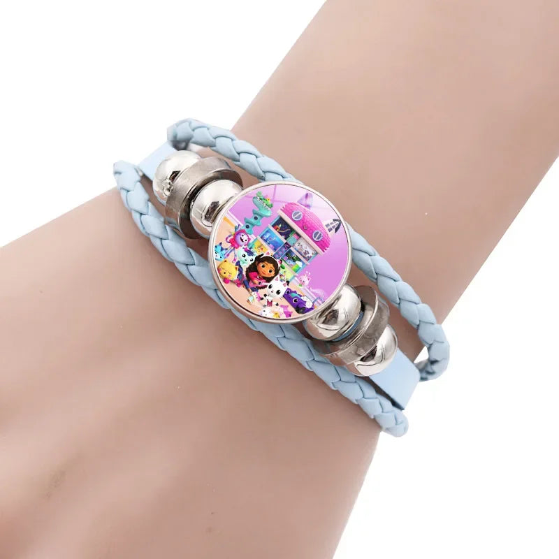 Gabby Dollhouse Bracelet Anime Cartoon Character Derivative Peripherals Bangles Cute Bracelets Baby Show Birthday Christmas Gift