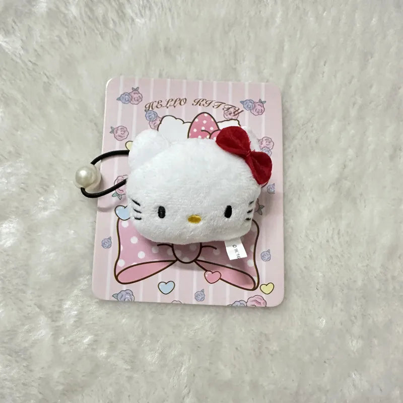 Sanrio Hello Kitty Hairband Women Cute Cartoon Cinnamoroll Headwear Anime Kuromi Kids Hair Accessories Girls Charm Gift