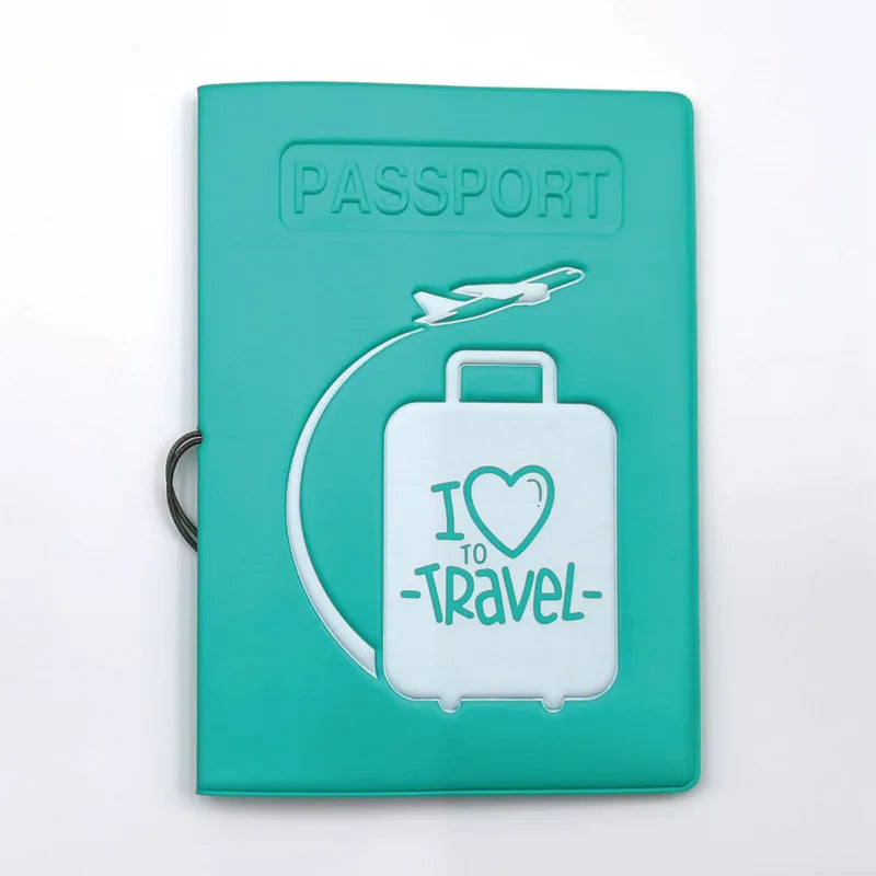 Colorful  Emboss Women's Passport Cover  Print Girls Boys ID Card Holder Travel Ticket Passport Case Drop Shipping
