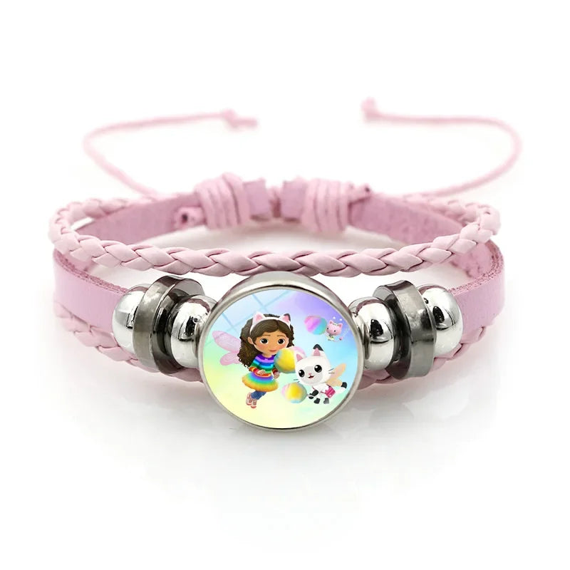 Gabby Dollhouse Bracelet Anime Cartoon Character Derivative Peripherals Bangles Cute Bracelets Baby Show Birthday Christmas Gift