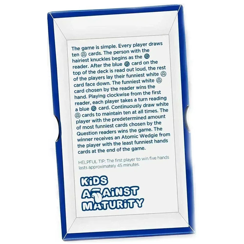 Kids Against Maturity Family Card Game Funny Question Answer Gift - Card Game board game