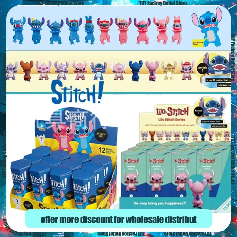 Stitch Sonny Angel Hippers Dreaming Animal Back Kuromi Series Labubu The Powerpuff Girls Season Action Amine Christmas Toys Gift