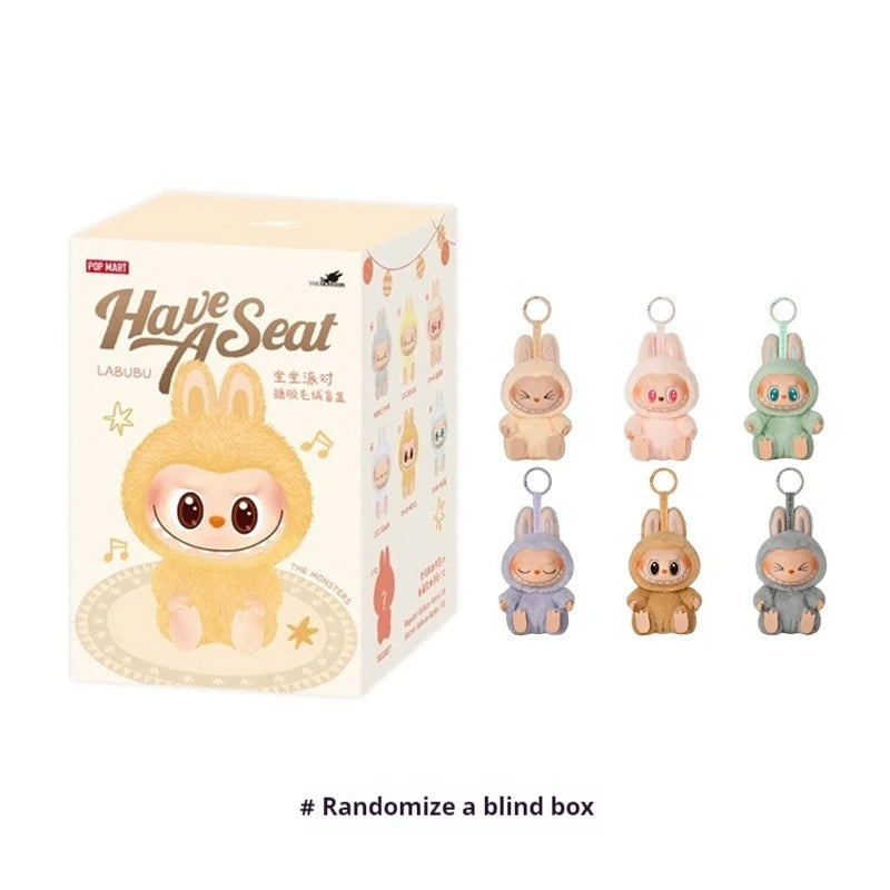 Hot selling anime doll second-generation LABUBU blind box party series vinyl doll keychain pendant toy girlfriend birthday gifts