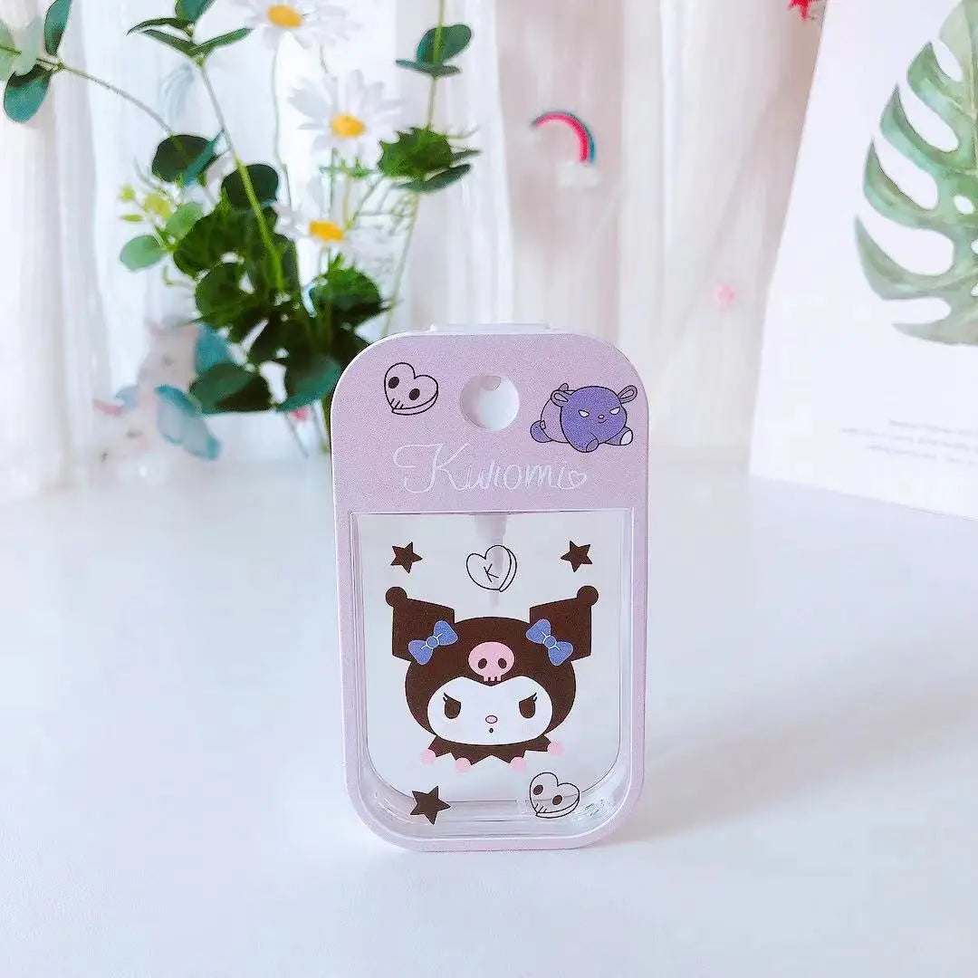 Sanrio Travel Bottle Refillable Melody Hello Kitty Spray Bottle Travel Portable Cinnamoroll Kuromi Pompompurin Bottl Girl Gifts