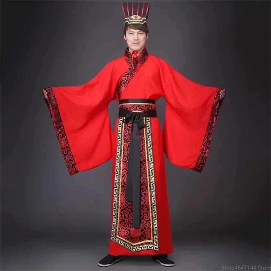 Long Sleeves Hanfu Long Dress Patchwork Ancient Style Chinese Traditional Costumes Performance Skirt Cheongsam Chinese Tang Suit