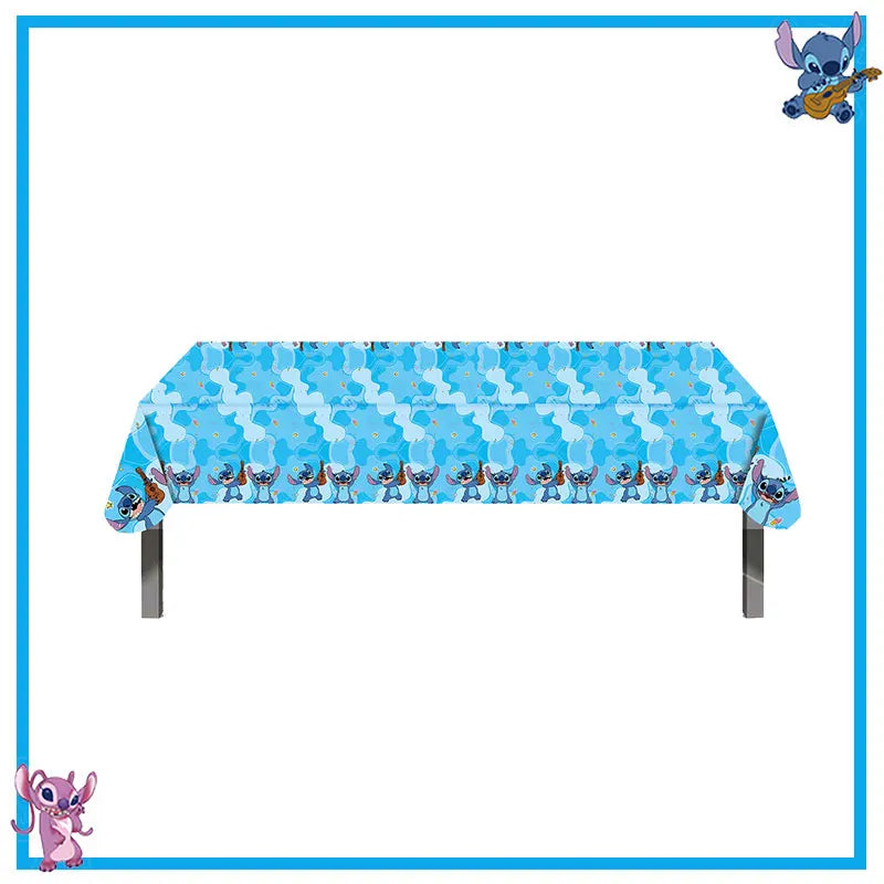 New Stitch Birthday Party Decoration Tableware Balloons Cups Plates Banner Straws Lilo And Stitch Theme Party Supplies Toy Gifts