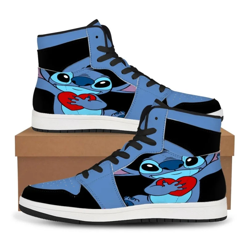 Lilo & Stitch Sneakers Kawaii Cartoon Stitch Shoes boys girls Little Monster Pattern Shoes Fashion Casual Sports Shoes