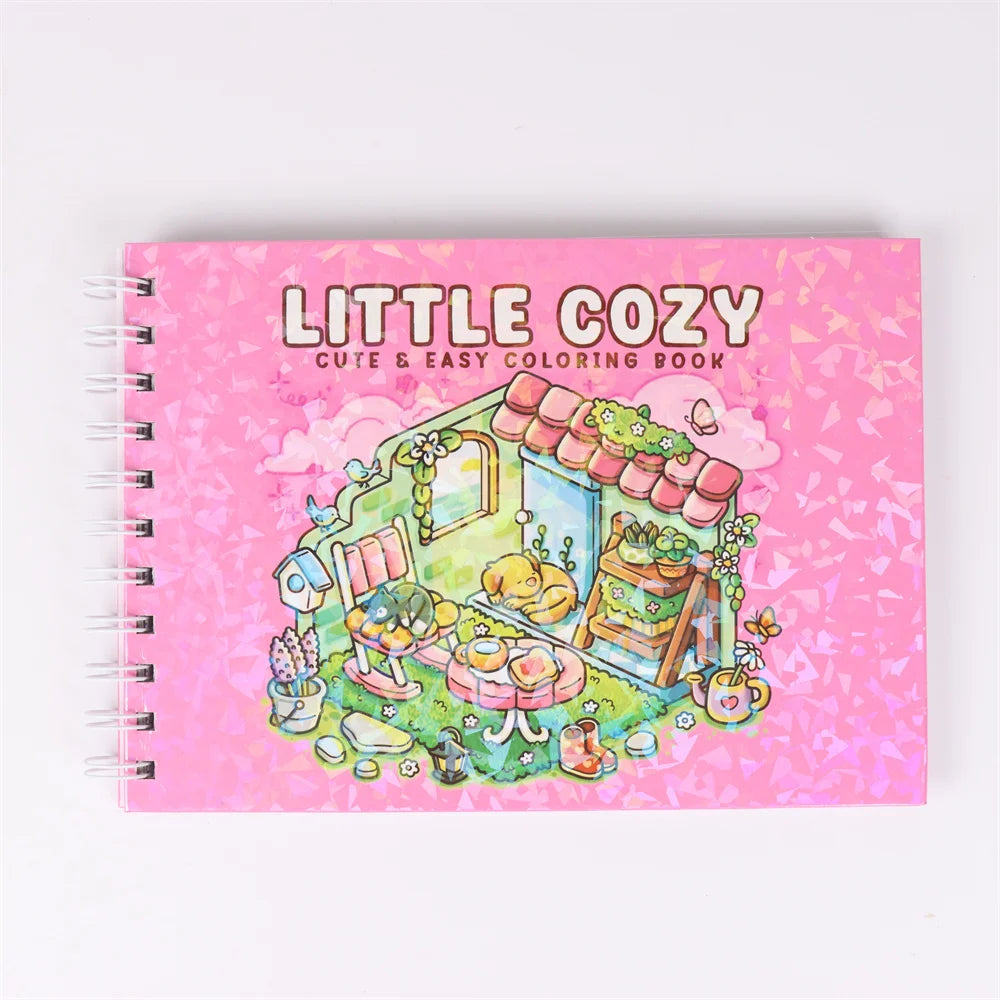 Bobbie Goods Coloring Book Cute and Cozy for Adults & Teens（Same style, different color cover）