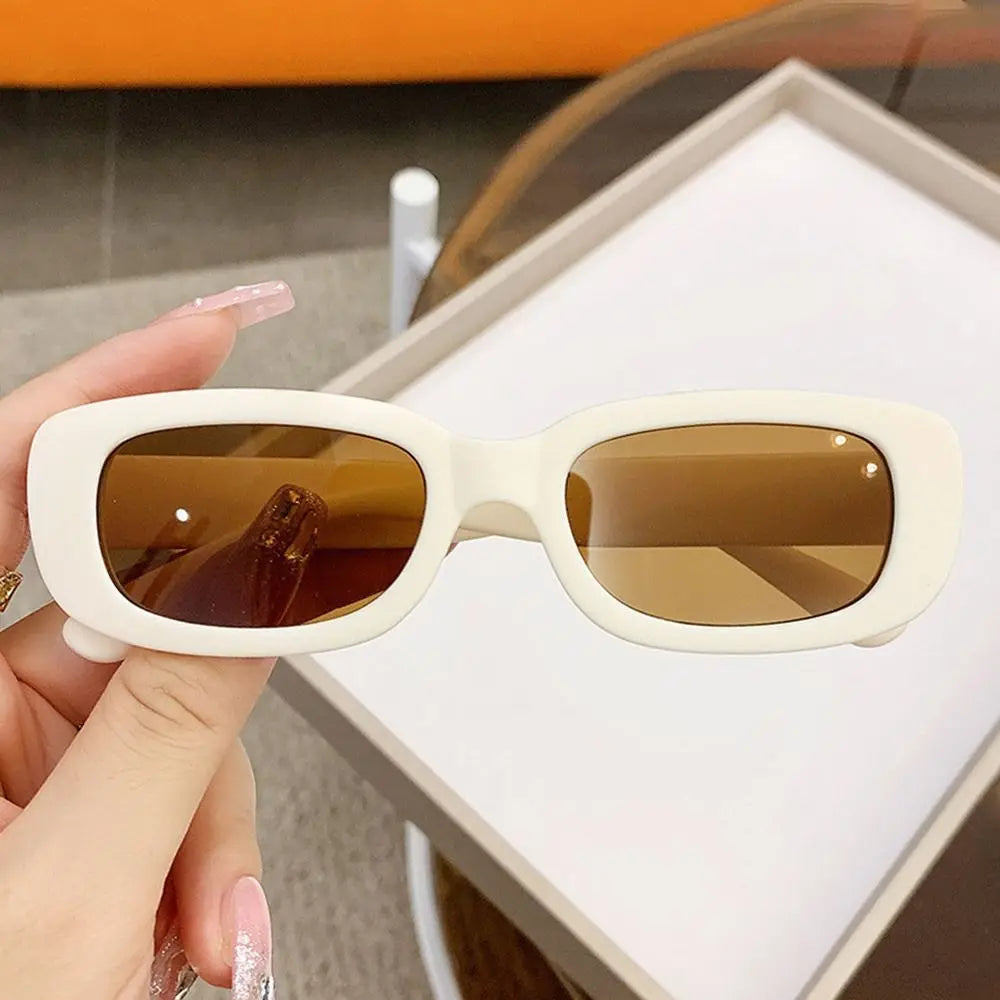 UV400 Heart Print Children Sunglasses Cute 2-8 Years Sun Protection Eyewear Kids Rectangular Sun Glasses