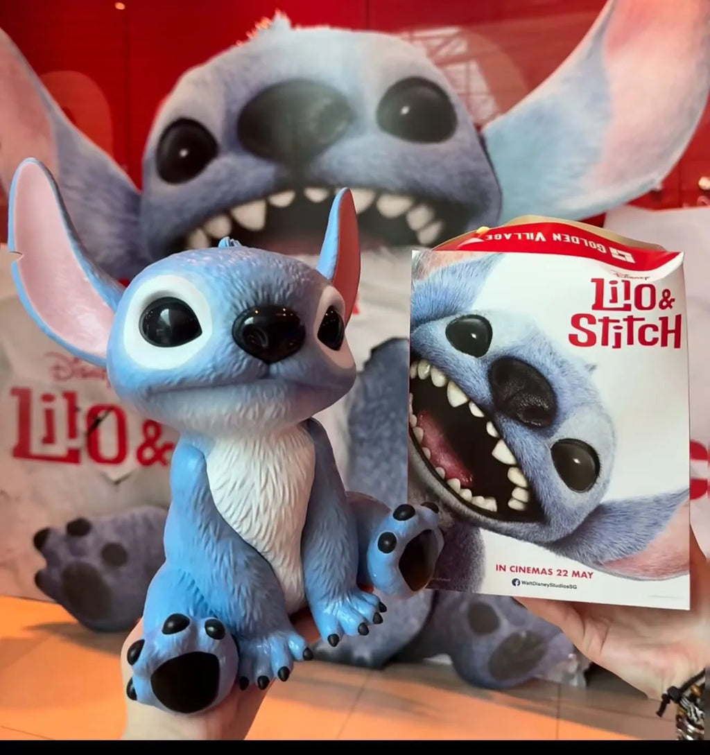 "Authentic In-Stock Stitch (Lilo & Stitch) Merchandise - Collectible Cup Series: Novelty Straw Cup & Popcorn Bucket"