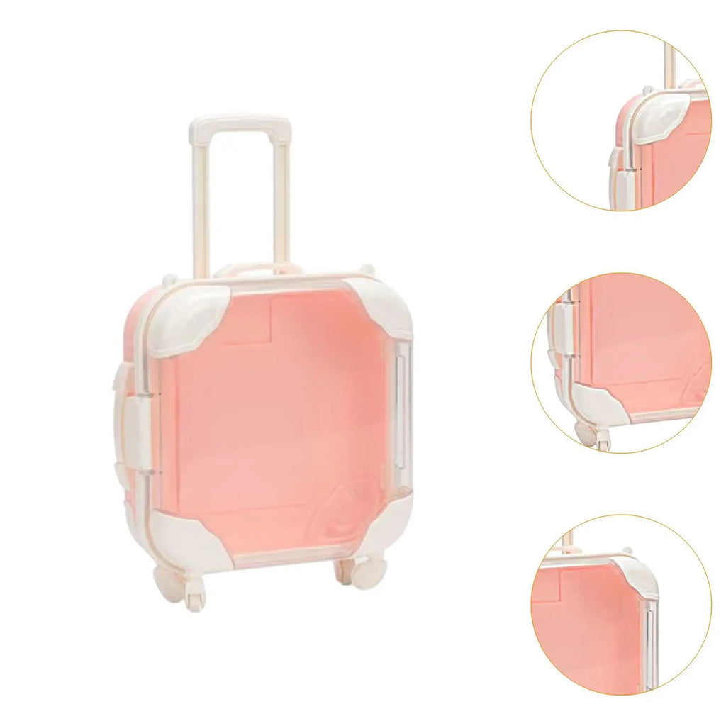 Doll Suitcases Box Cute Doll Travel Luggage for Party Favor Boys Girls Kids