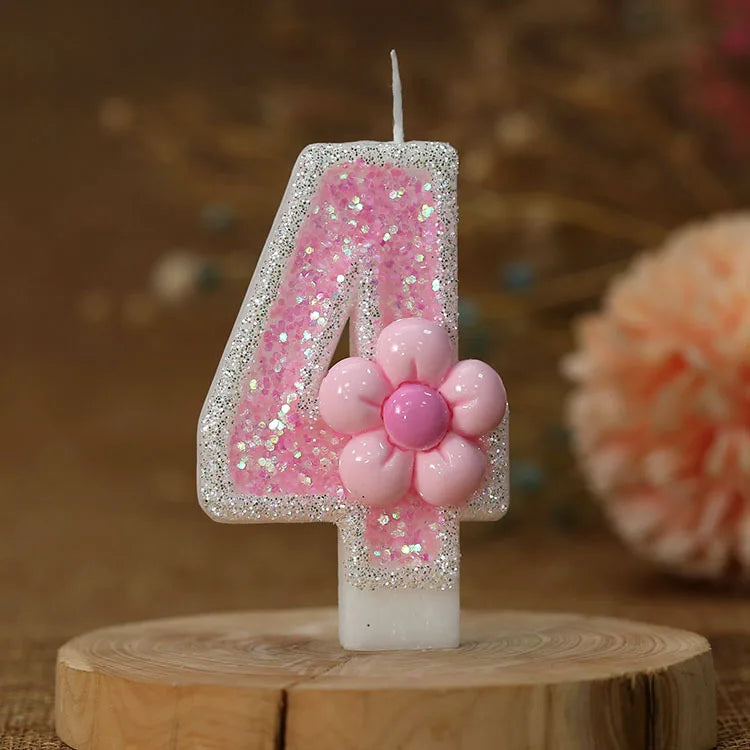 Sparklers Birthday Candle 1 Years Pink Unicorn Original Birthday Candles for Cake Blue Children's Birthday Candle