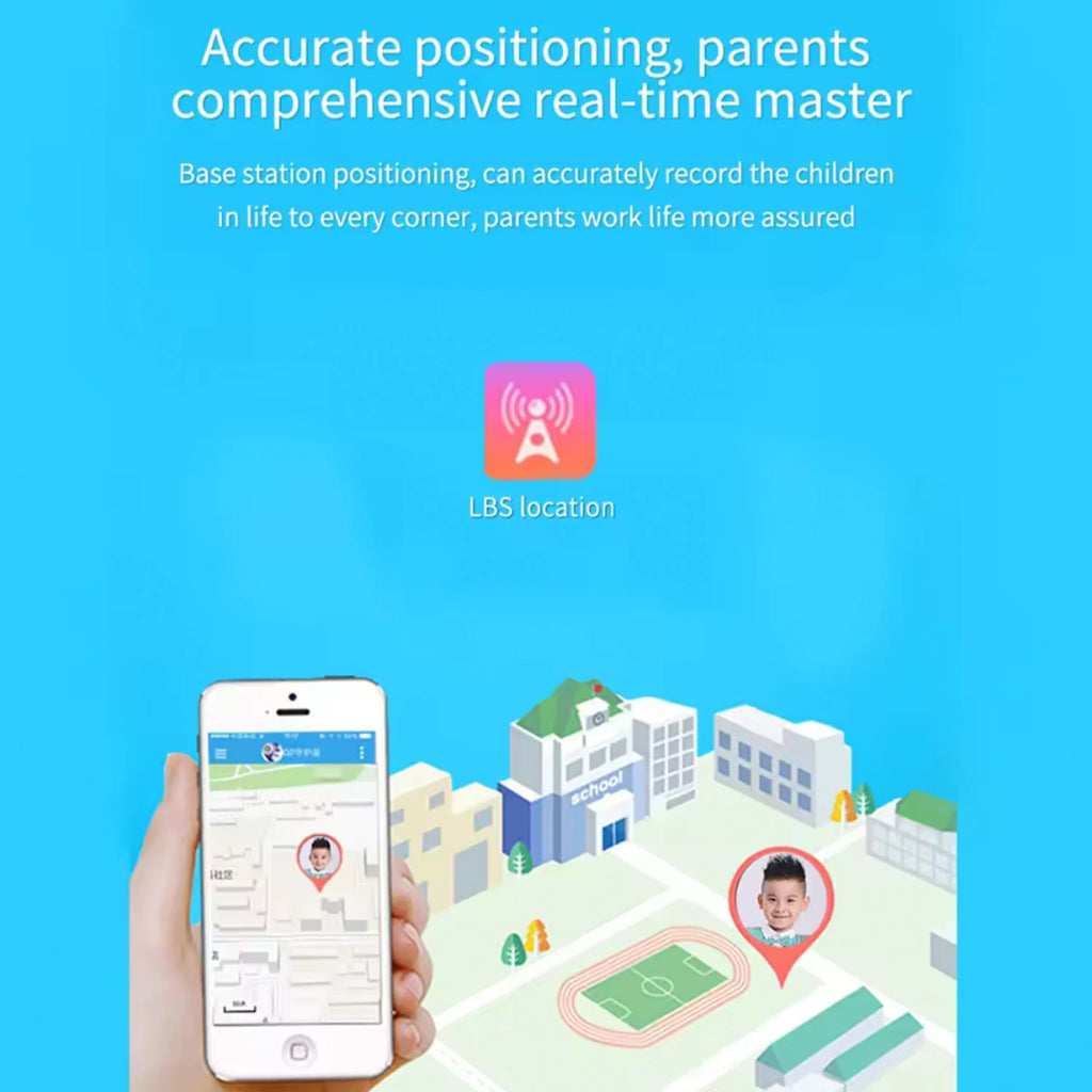 Kids Smart Watch SOS Antil-lost GPS Location Camera Sim Card Call IP67 Waterproof Smart Watch For Android Ios Kids Gift 2025New
