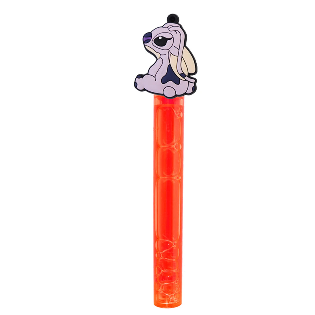 1set Lilo&Stitch Bubble Stick Cartoon Portable Mini Bubble Stick Cartoon Bubble Blowing Stick Children's Toy Birthday Party Gift